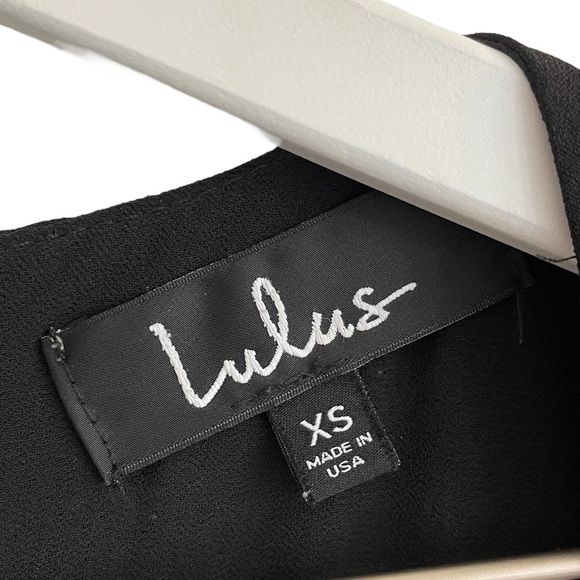 Lulus Shift and Shout Black Shift Dress, Size XS - Picture 5 of 7